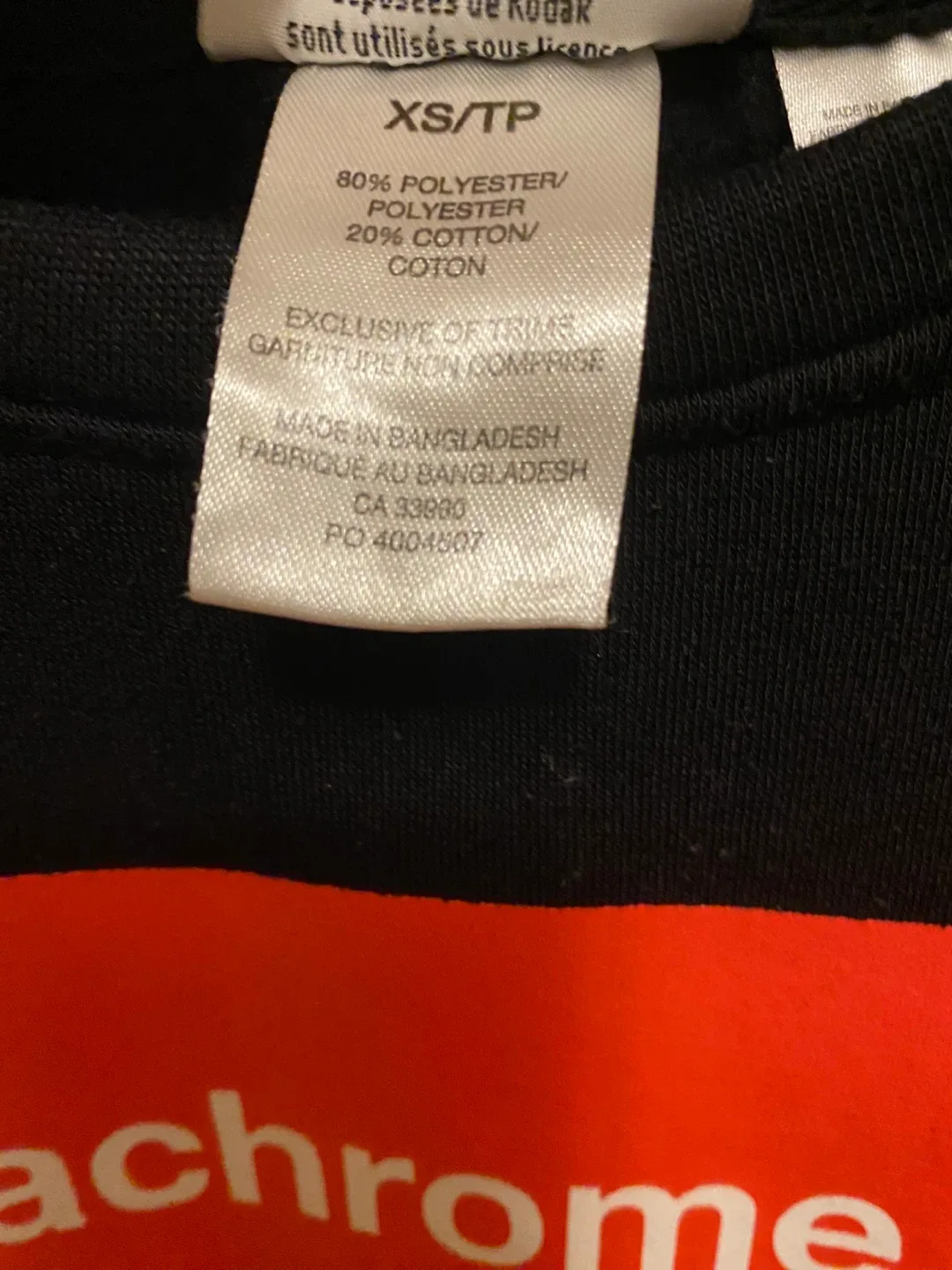 Kodak Black Cropped Long Sleeve - XS image indicator(2)