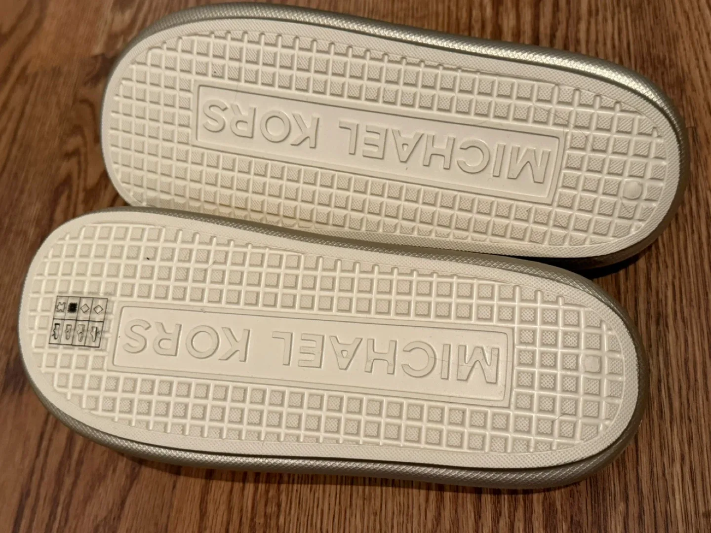 Brand New - Michael Kors Gold Slides image indicator(2)