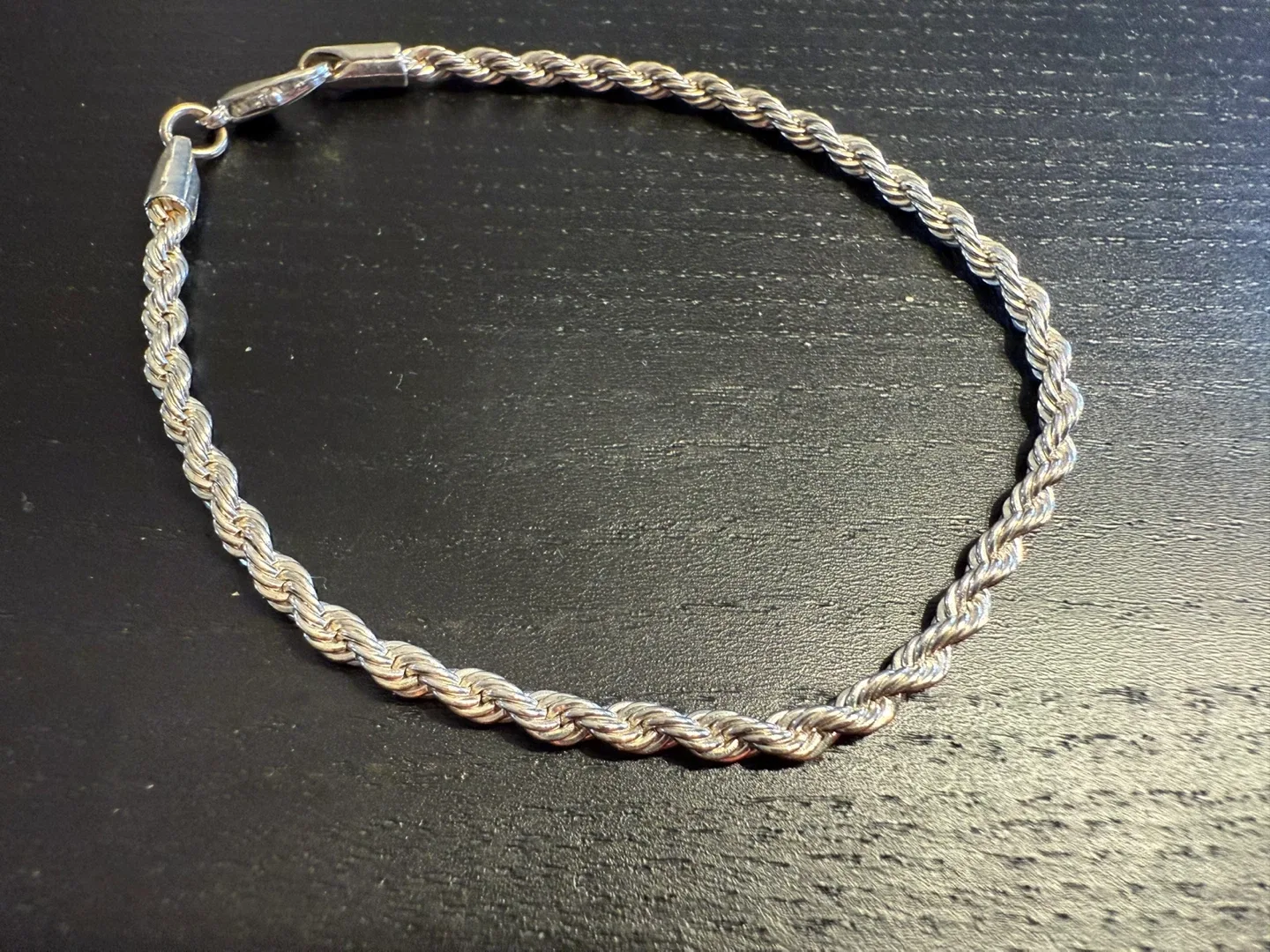 Brand New - Silver Rope Bracelet image indicator(2)