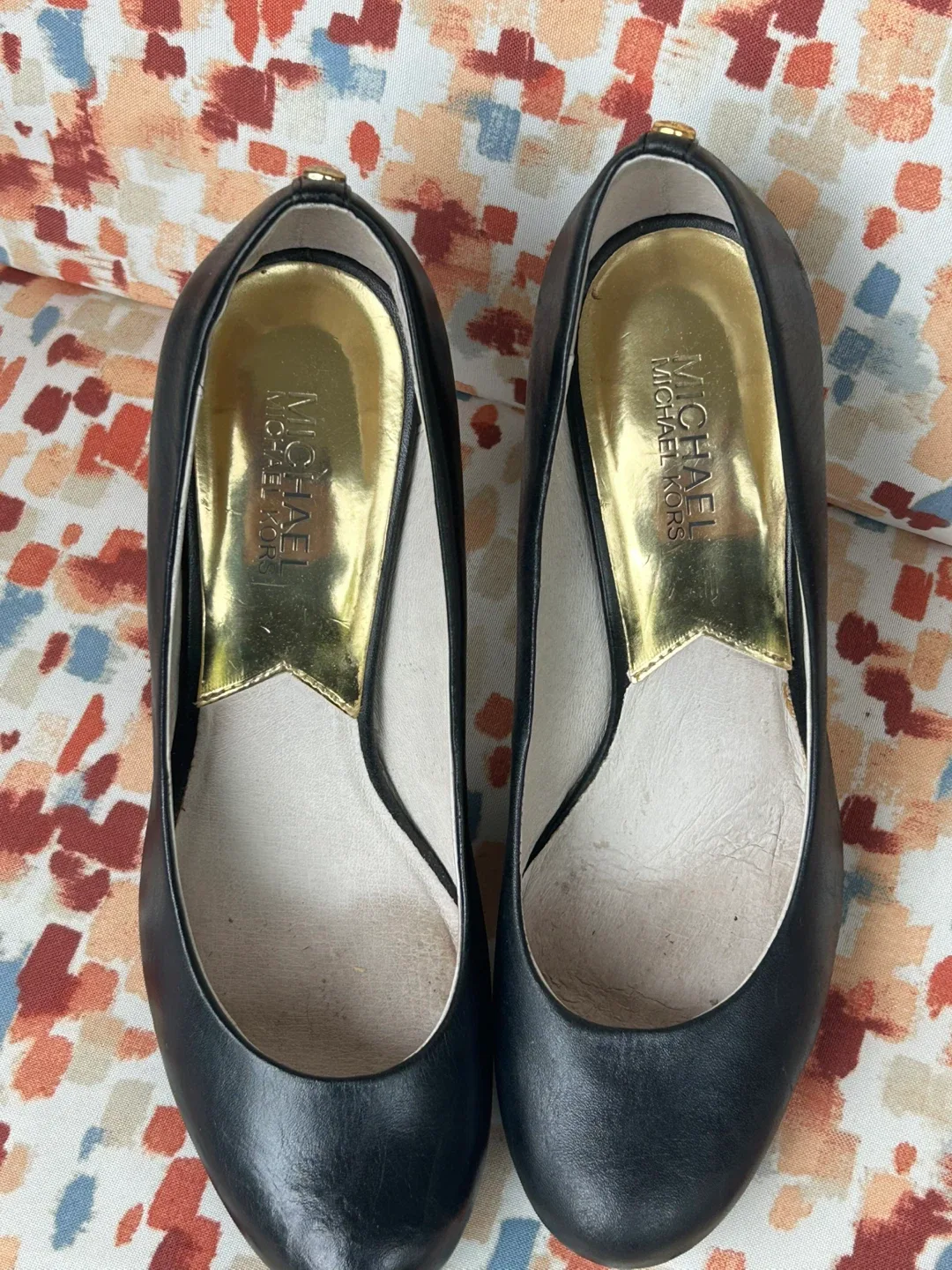 Michael Kors Black Leather Heels - Size 8.5 thumbnail