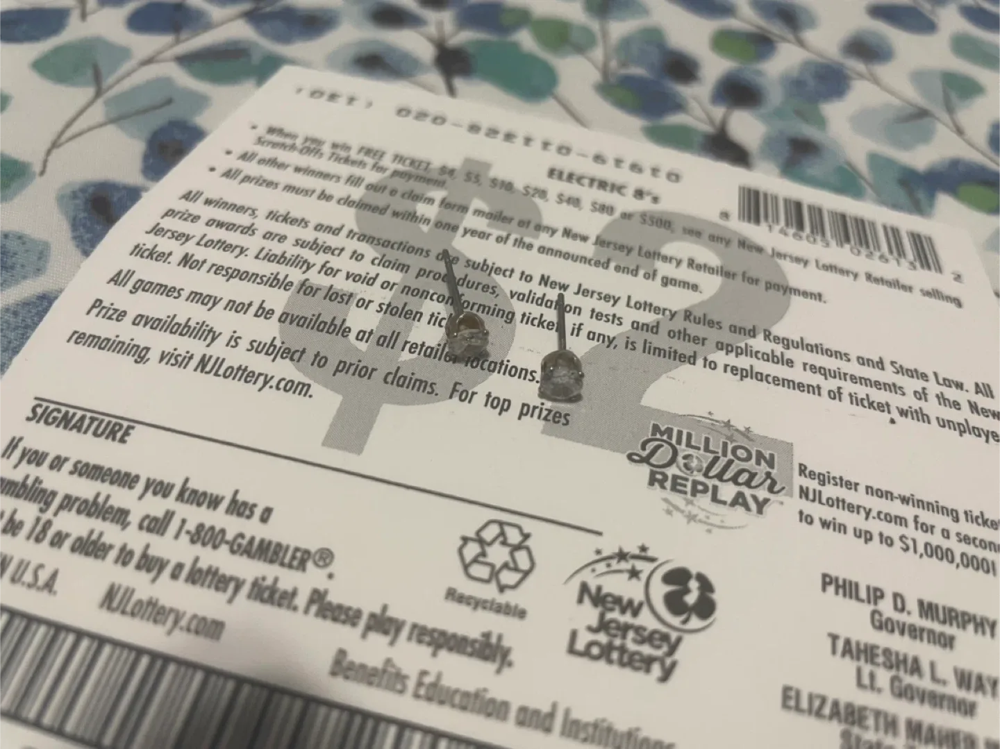 Earrings on Lottery Ticket thumbnail