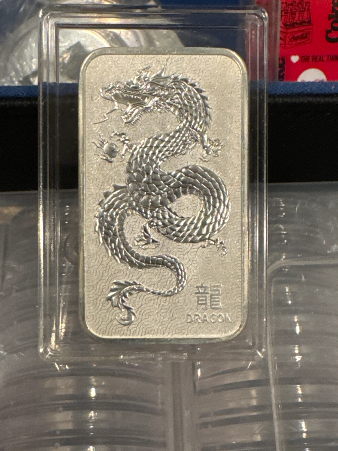 Limited edition 2024 Perth Mint 1 oz Pure Silver Bar dragon bar