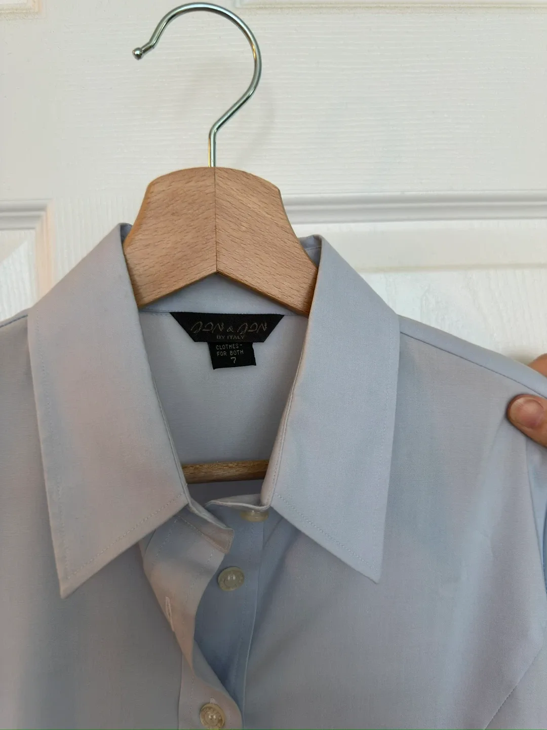 Don & Jon Light Blue Blouse - Size 7 image indicator(2)