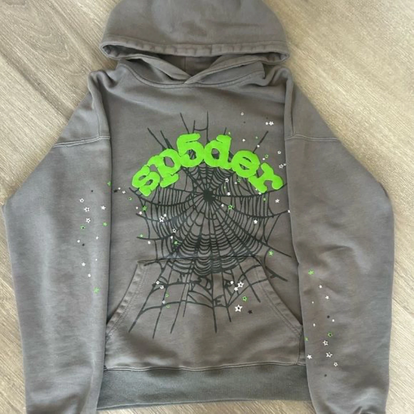 ⚠️OG GREY SP5DER HOODIE⚠️ (SIZE M)