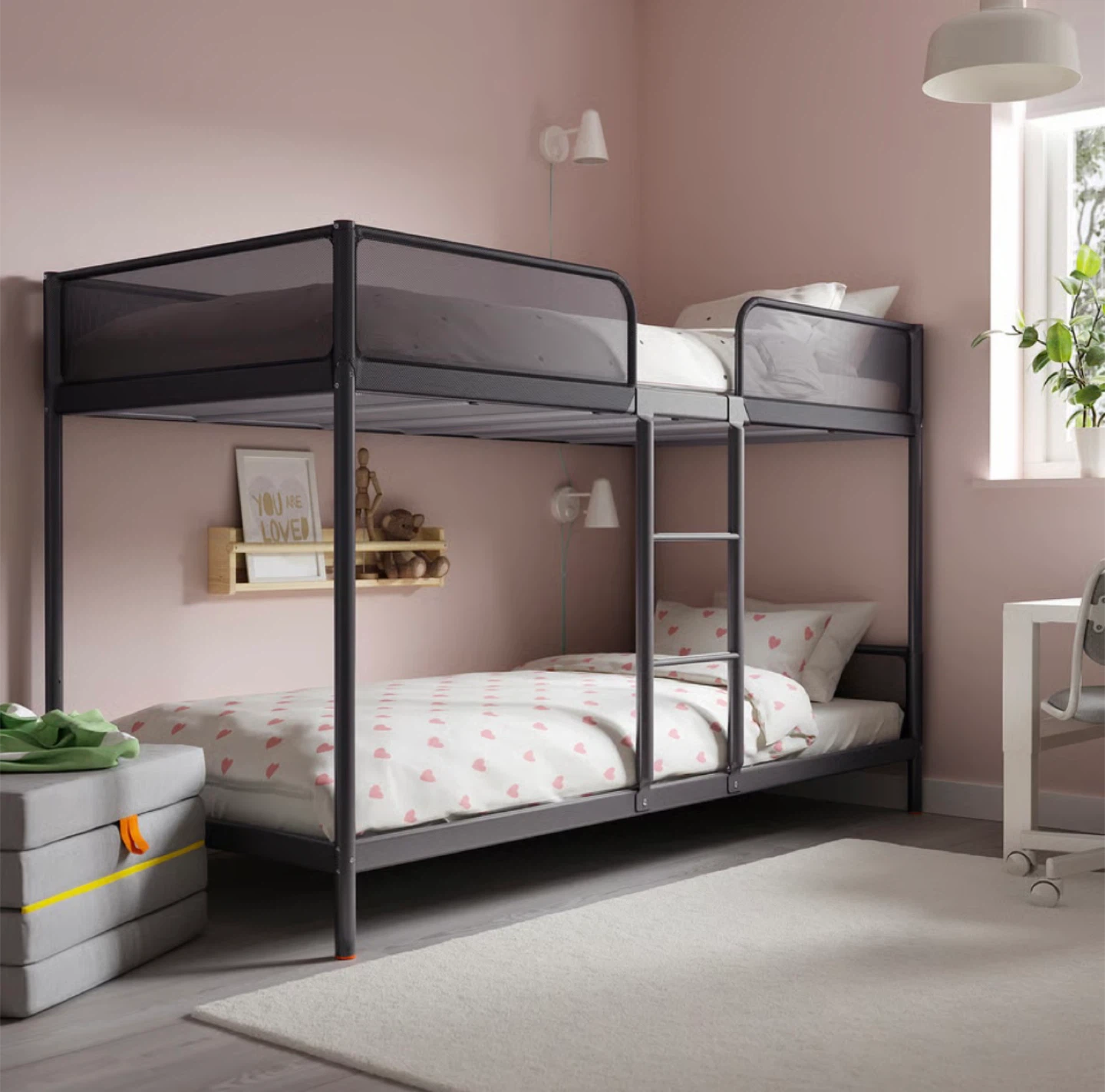IKEA Mydal Bunk Bed Frame - Gray