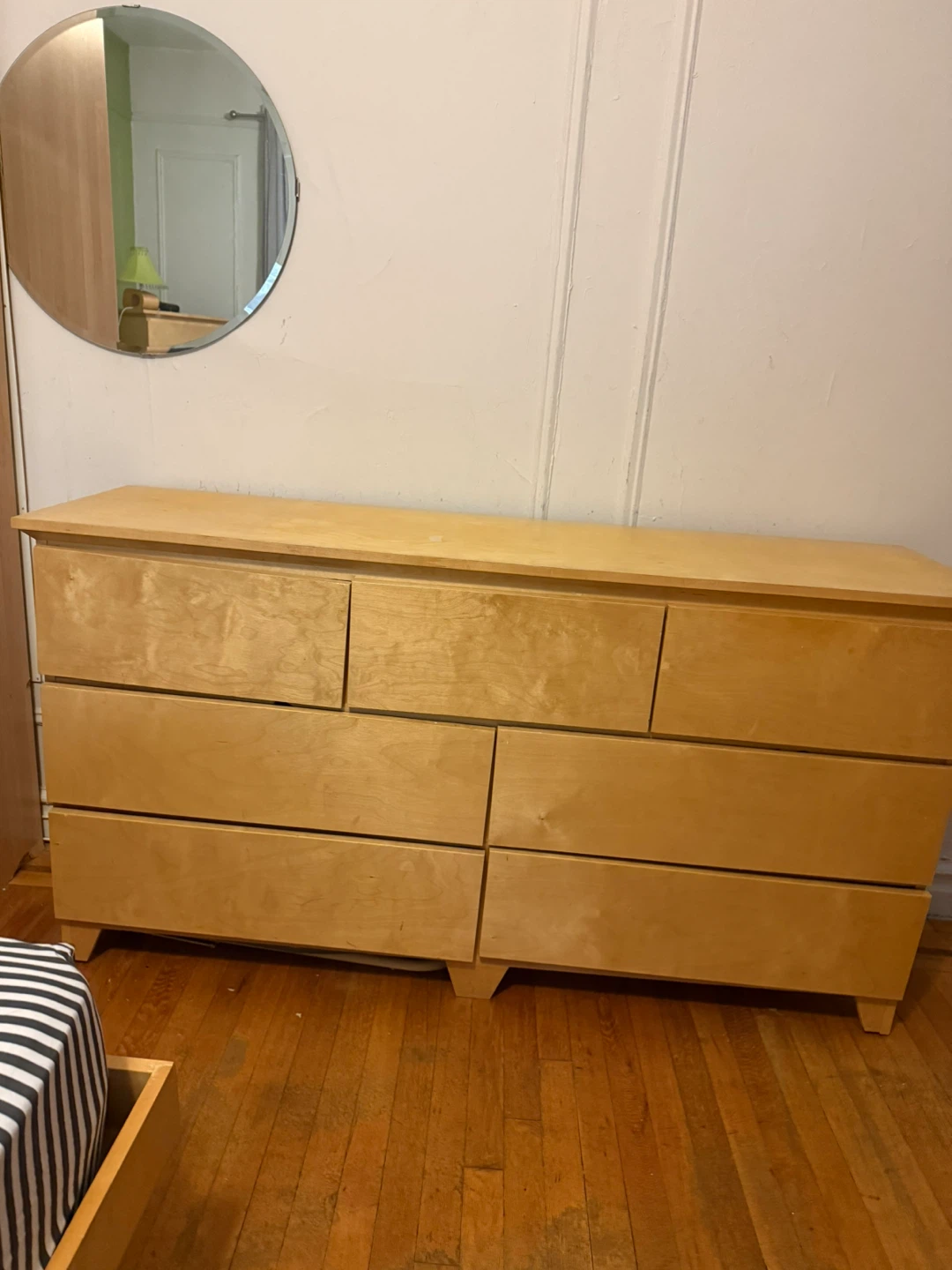 Wooden 7-Drawer Dresser