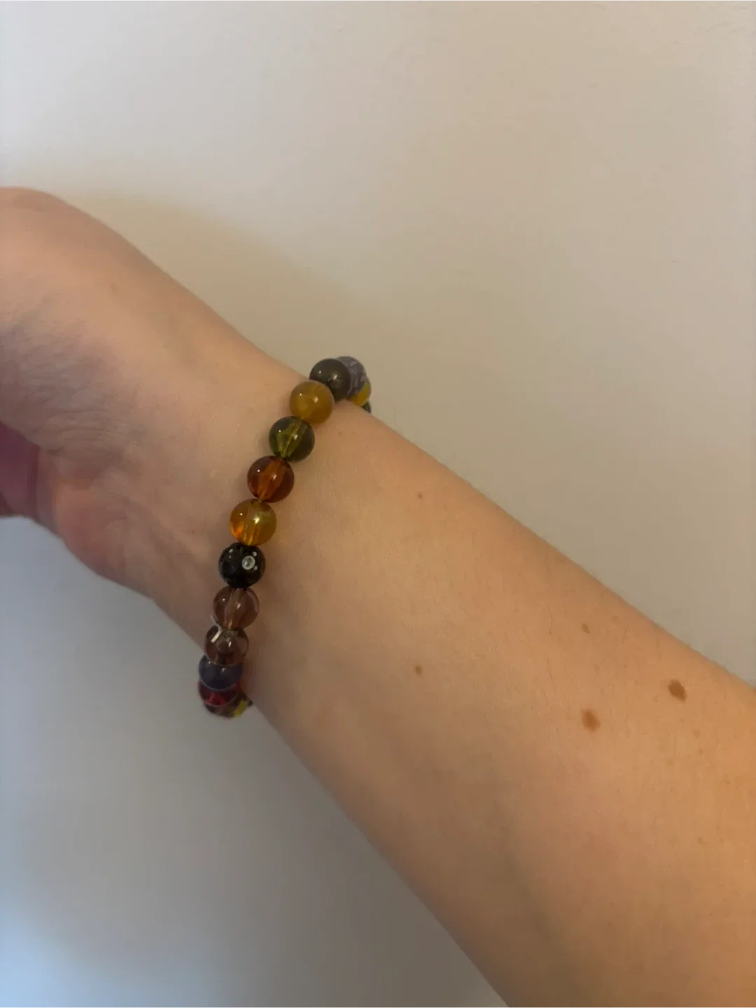 Buddha Amulet Amber Naga Eye Beaded Bracelet image indicator(3)