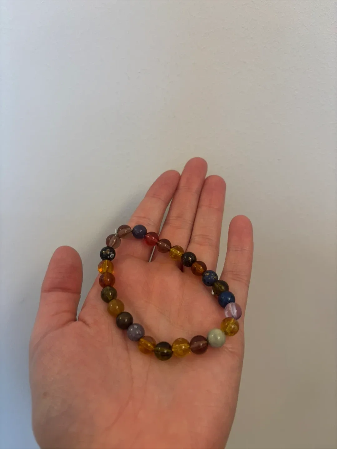 Buddha Amulet Amber Naga Eye Beaded Bracelet image indicator(2)