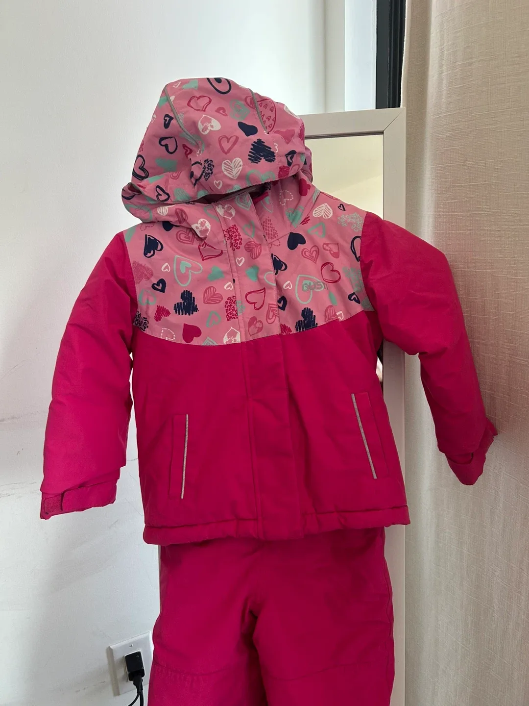 Gusti Pink Snowsuit Set 3T image indicator(3)