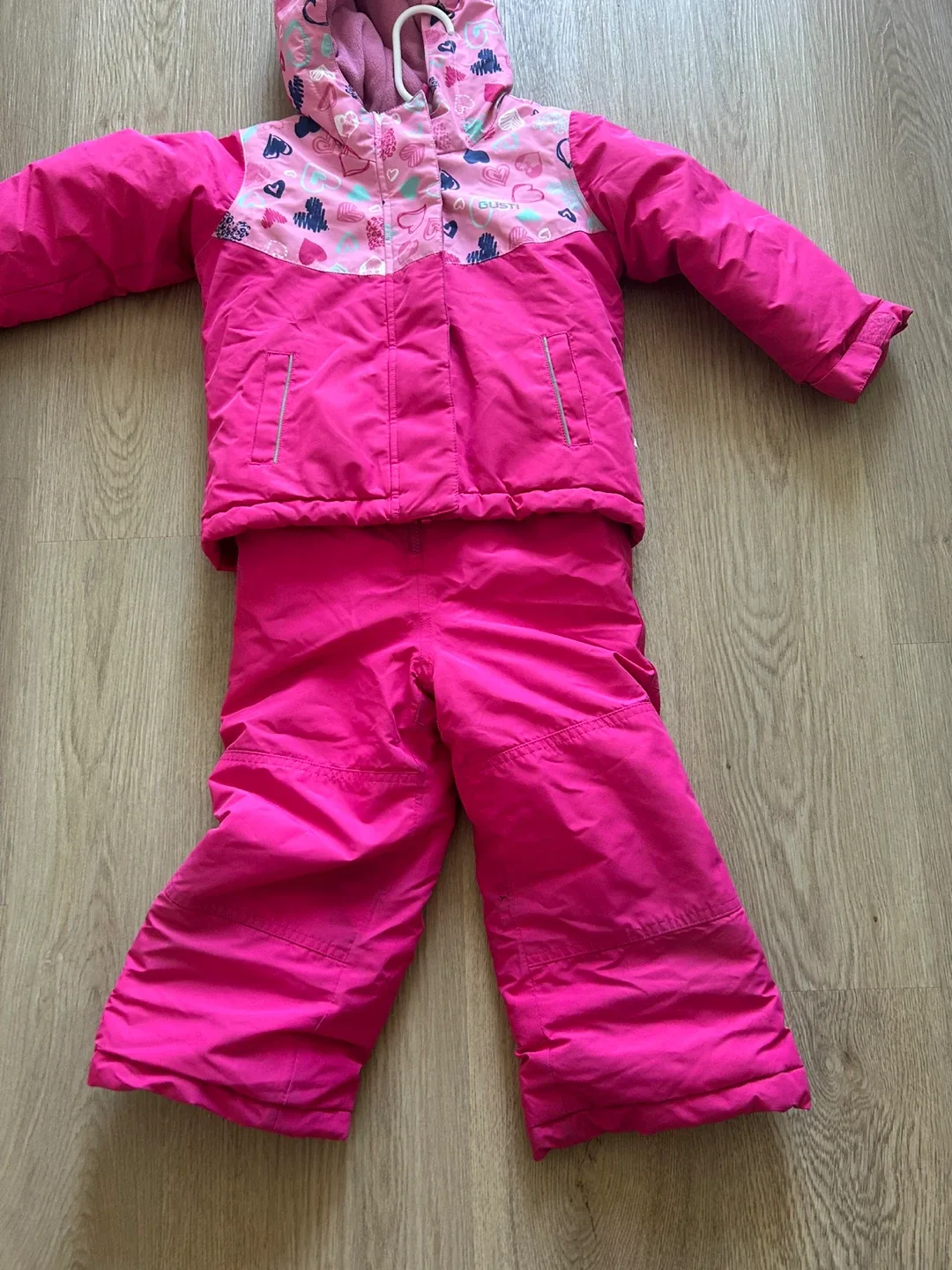 Gusti Pink Snowsuit Set 3T thumbnail