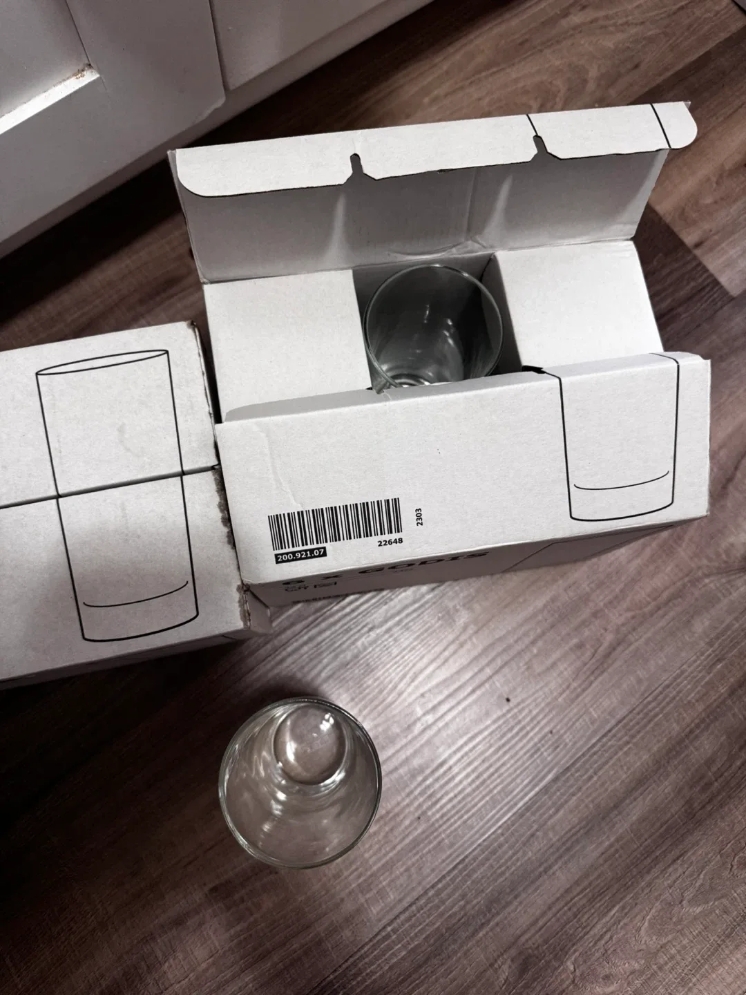 IKEA GODIS 14oz Glass Tumblers - Set of 6 image indicator(3)