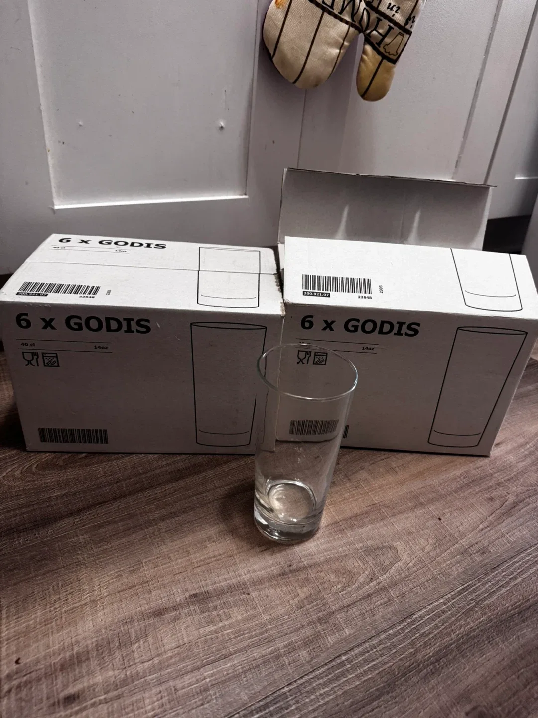 IKEA GODIS 14oz Glass Tumblers - Set of 6 image indicator(2)