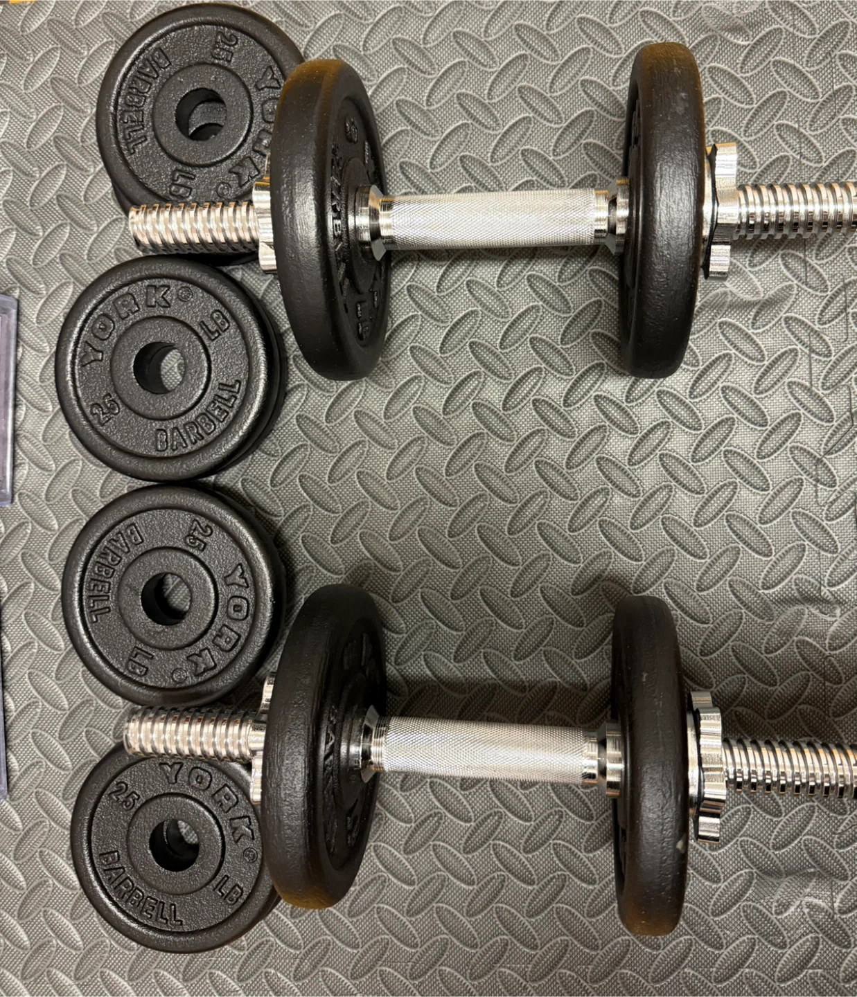 York Barbell 20 LB Dumbbell Set