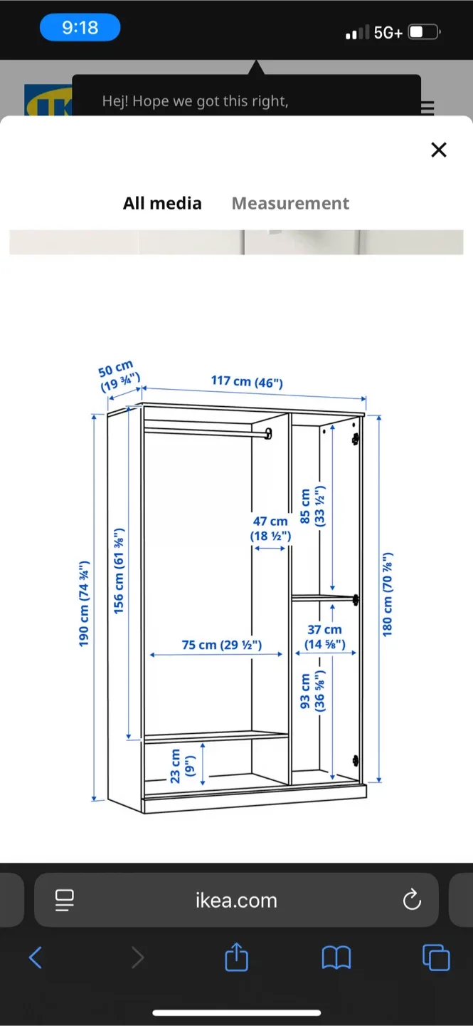 IKEA Wardrobe - White image indicator(2)