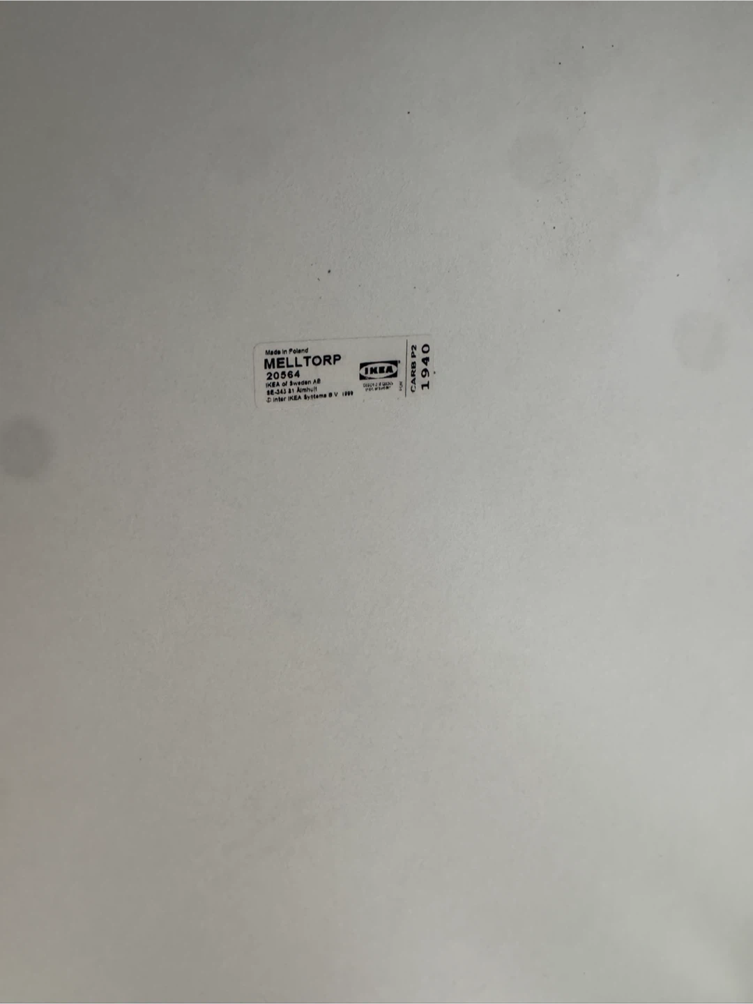 IKEA Melltorp White Table - 29 1/2x29 1/2" - photo 4