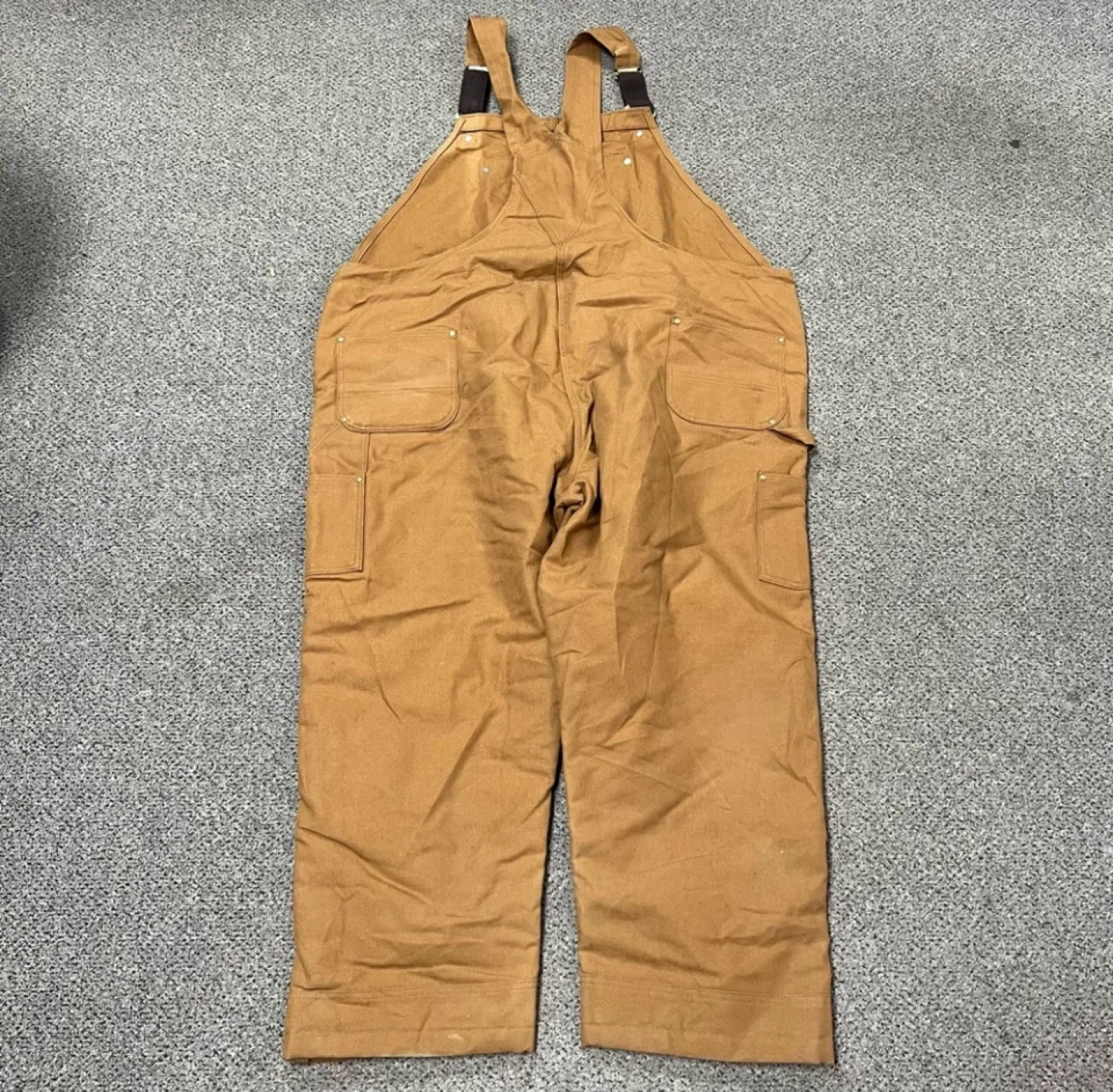 Carhartt Brown double knee Bib Overalls image indicator(6)