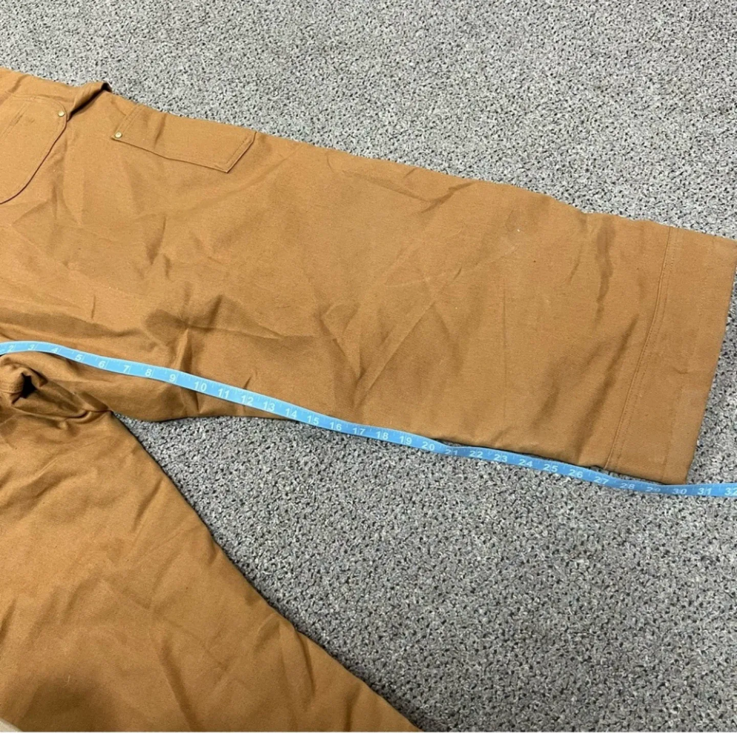 Carhartt Brown double knee Bib Overalls image indicator(8)