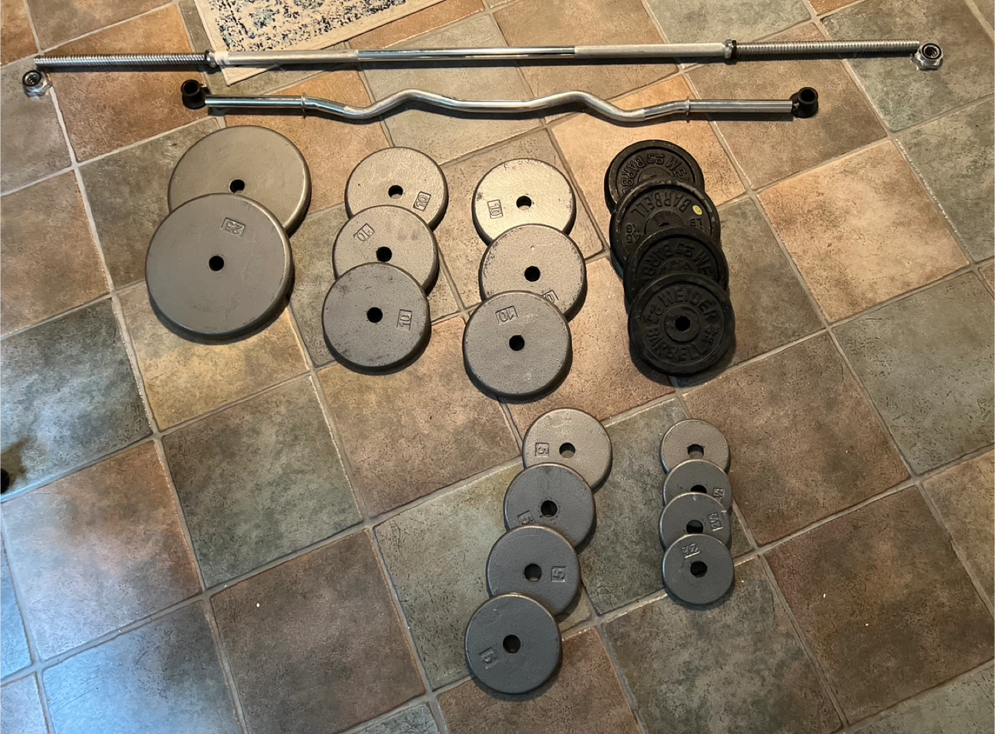 Weight Plates & Barbell Set - photo 5