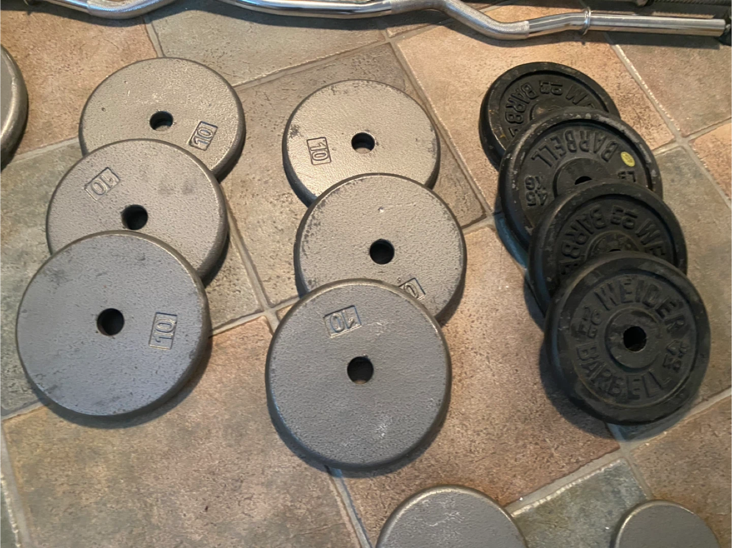 Weight Plates & Barbell Set - photo 4