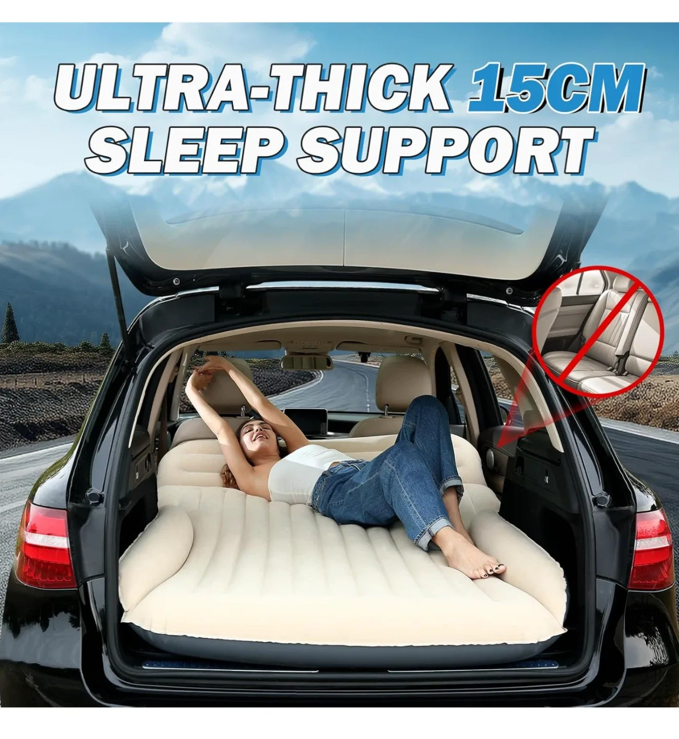CIREMIV Car Inflatable Mattress - New! image indicator(4)
