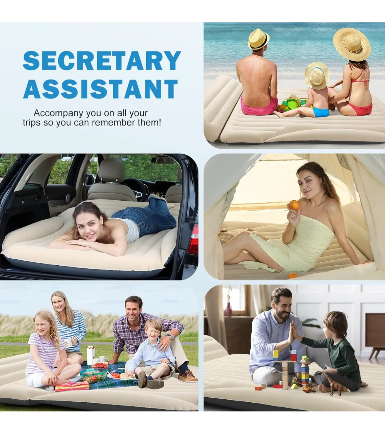 CIREMIV Car Inflatable Mattress - New! image indicator(8)