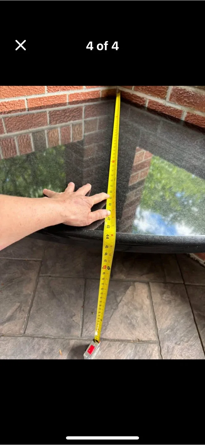 Corner Table with black Granite Top image indicator(3)