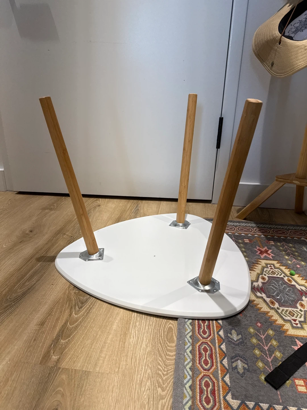 White Modern Side/ coffee Table - photo 2