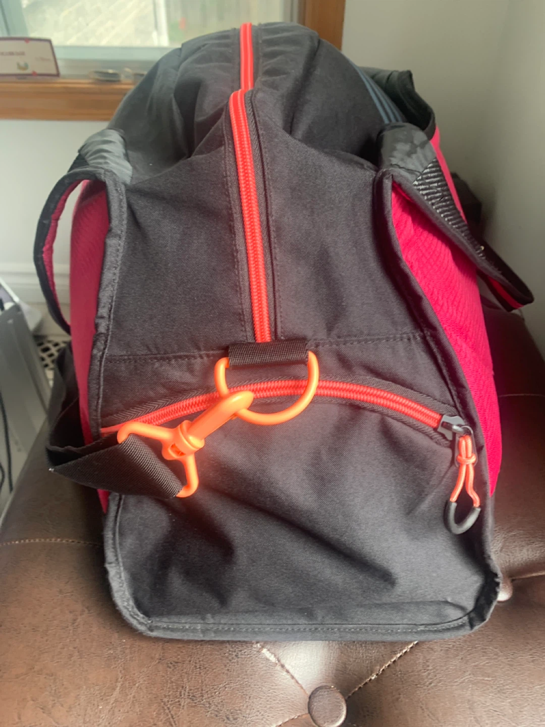 Adidas Pink/Black Gym Bag - photo 3