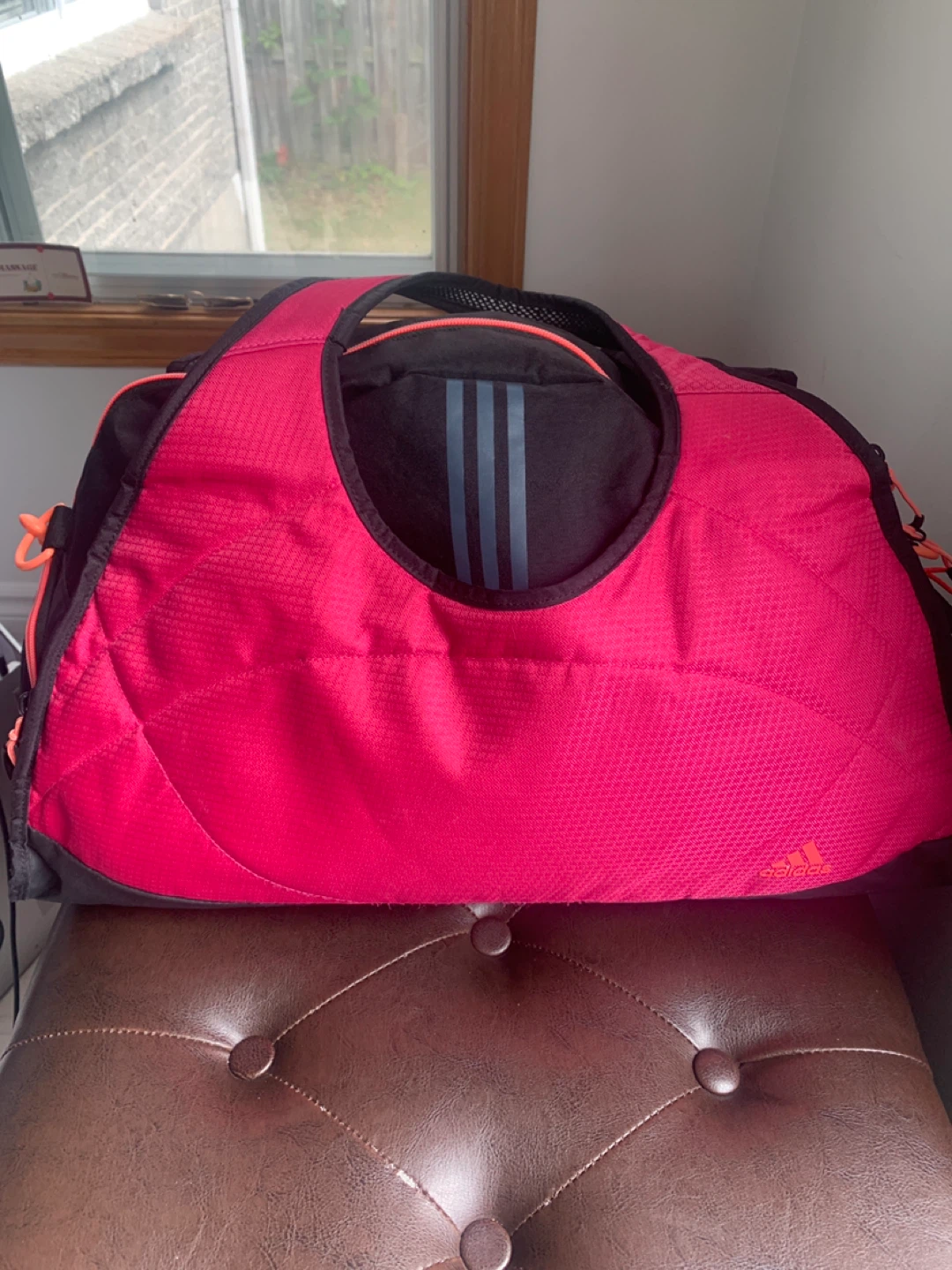 Adidas Pink/Black Gym Bag