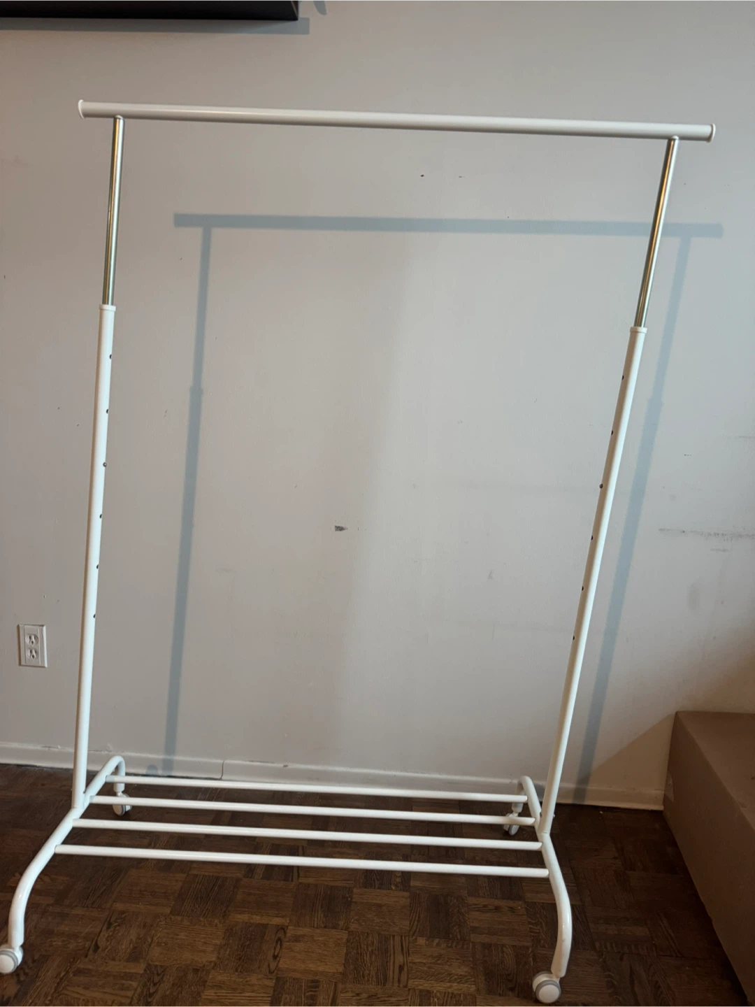 IKEA RIGGA White Clothes Rack