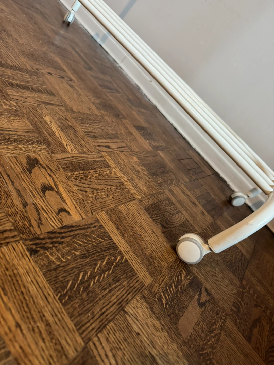 IKEA RIGGA White Clothes Rack - photo 2