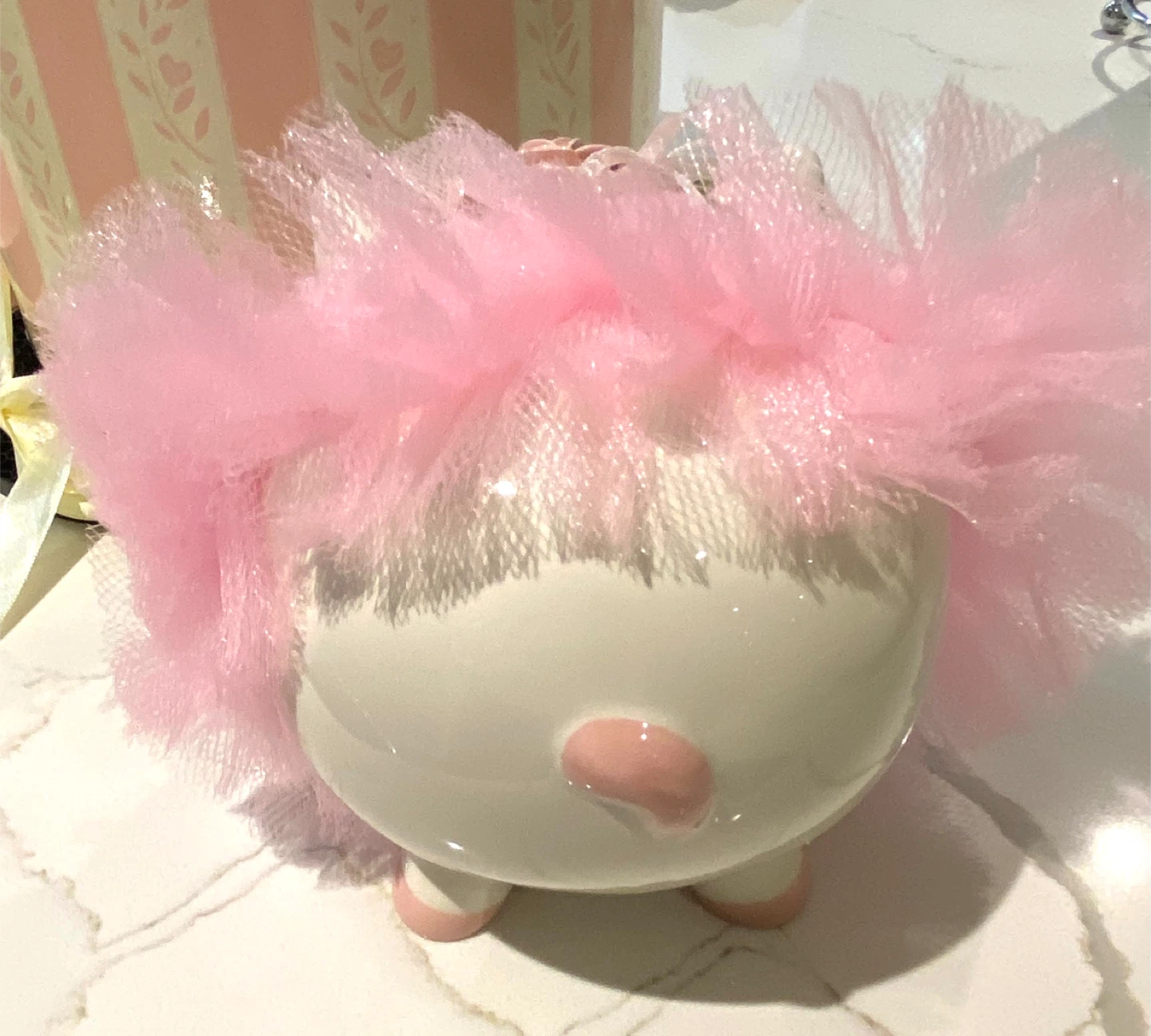 Mud Pie Ballerina Piggy Bank with Box - photo 4