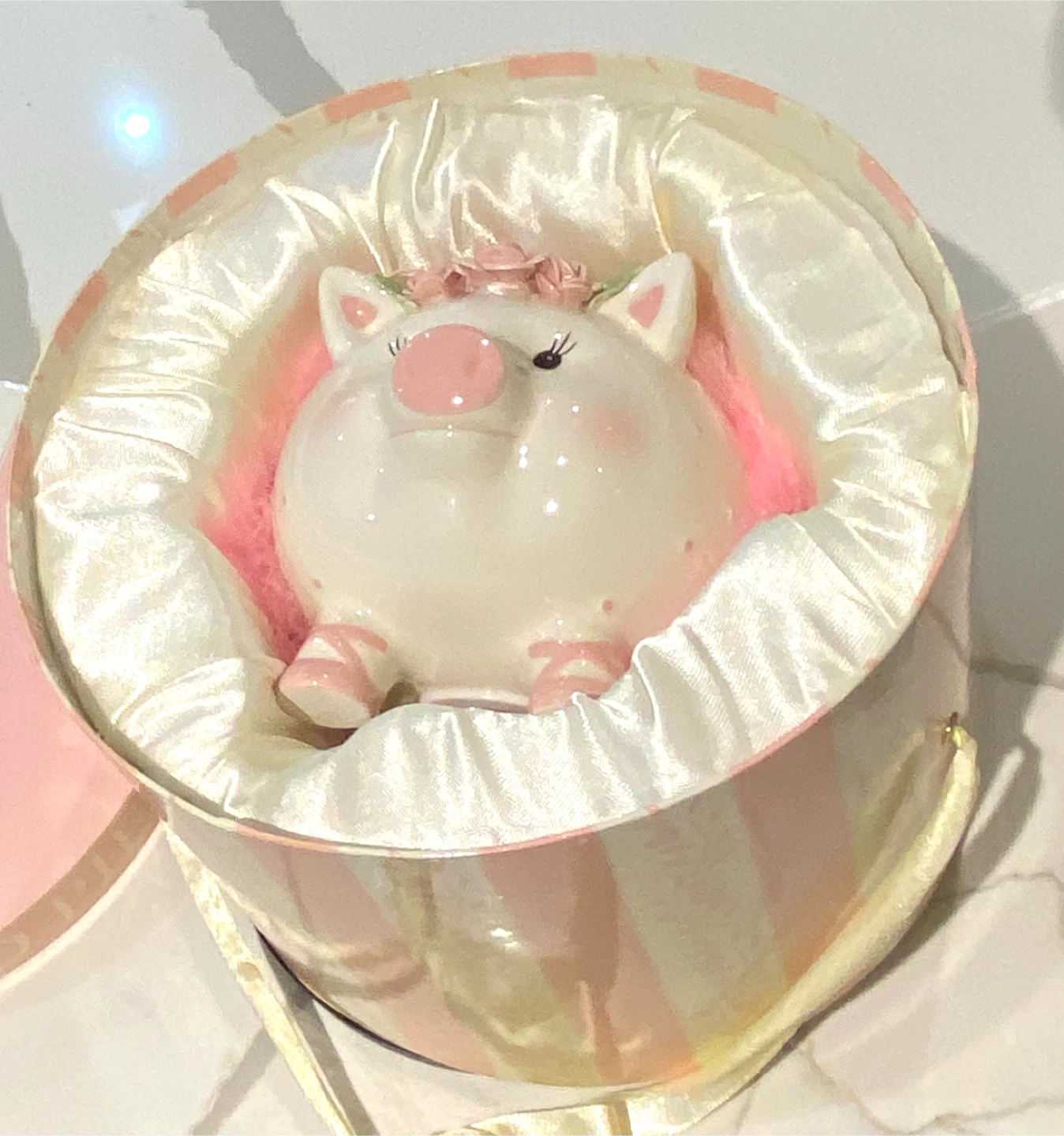 Mud Pie Ballerina Piggy Bank with Box - photo 3