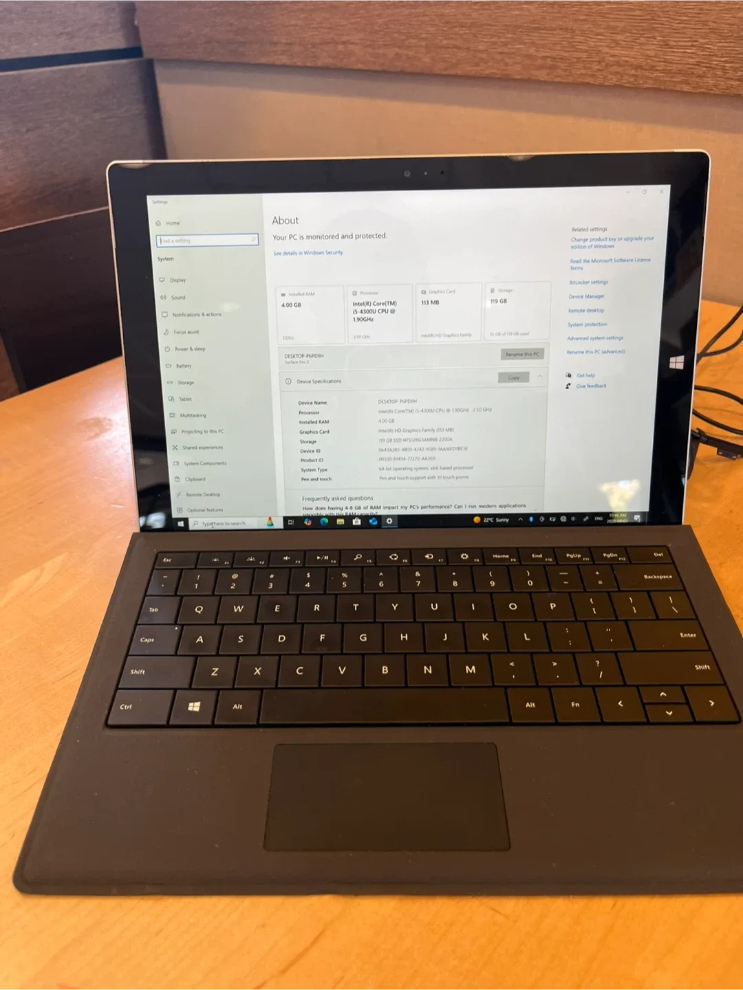 Microsoft Surface Pro 3 Tablet with Keyboard image indicator(6)