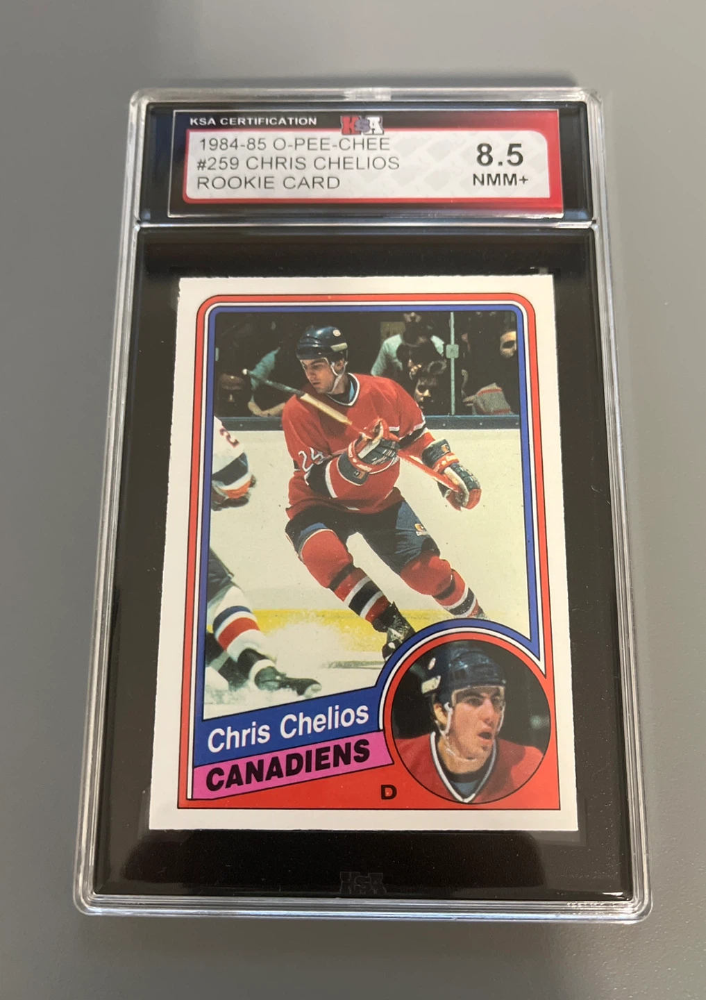 1984-85 O-Pee-Chee Chris Chelios Rookie Card