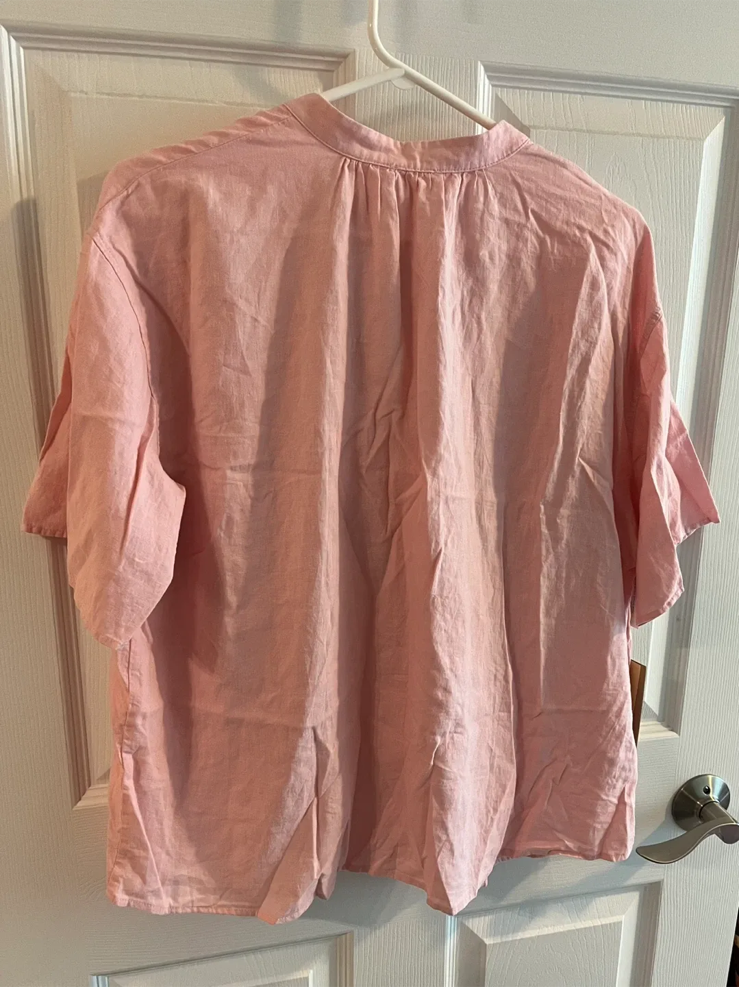 NEW Aritzia Hanoki Sakura Pink Blouse - Size M image indicator(2)
