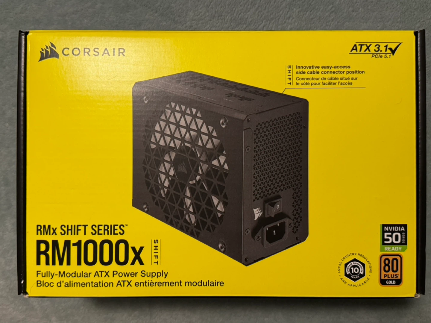 Corsair RM1000x SHIFT Fully-Modular ATX Power Supply