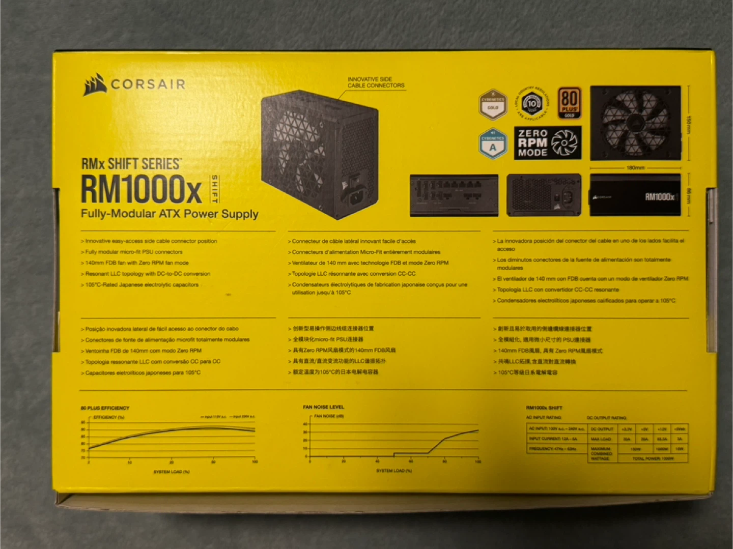 Corsair RM1000x SHIFT Fully-Modular ATX Power Supply - photo 2