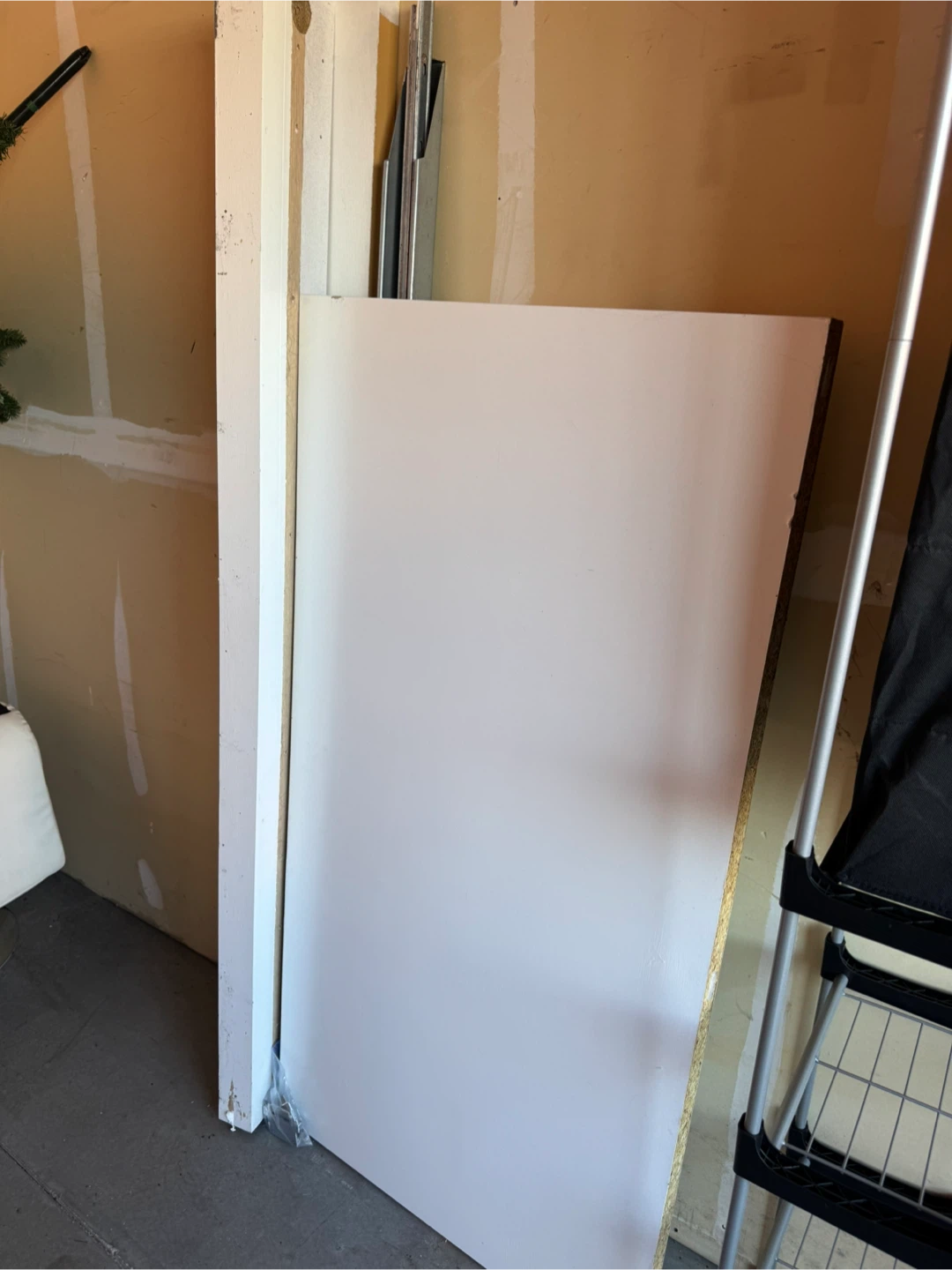 IKEA MALM double sized Bed Frame and side table