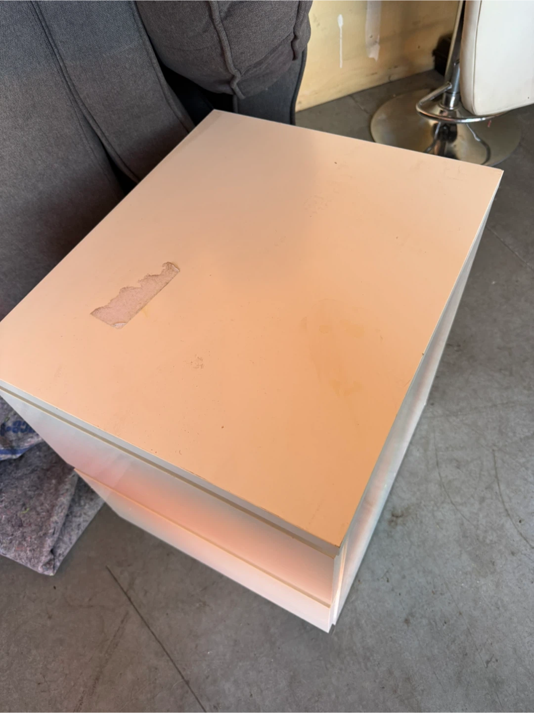 IKEA MALM double sized Bed Frame and side table - photo 4