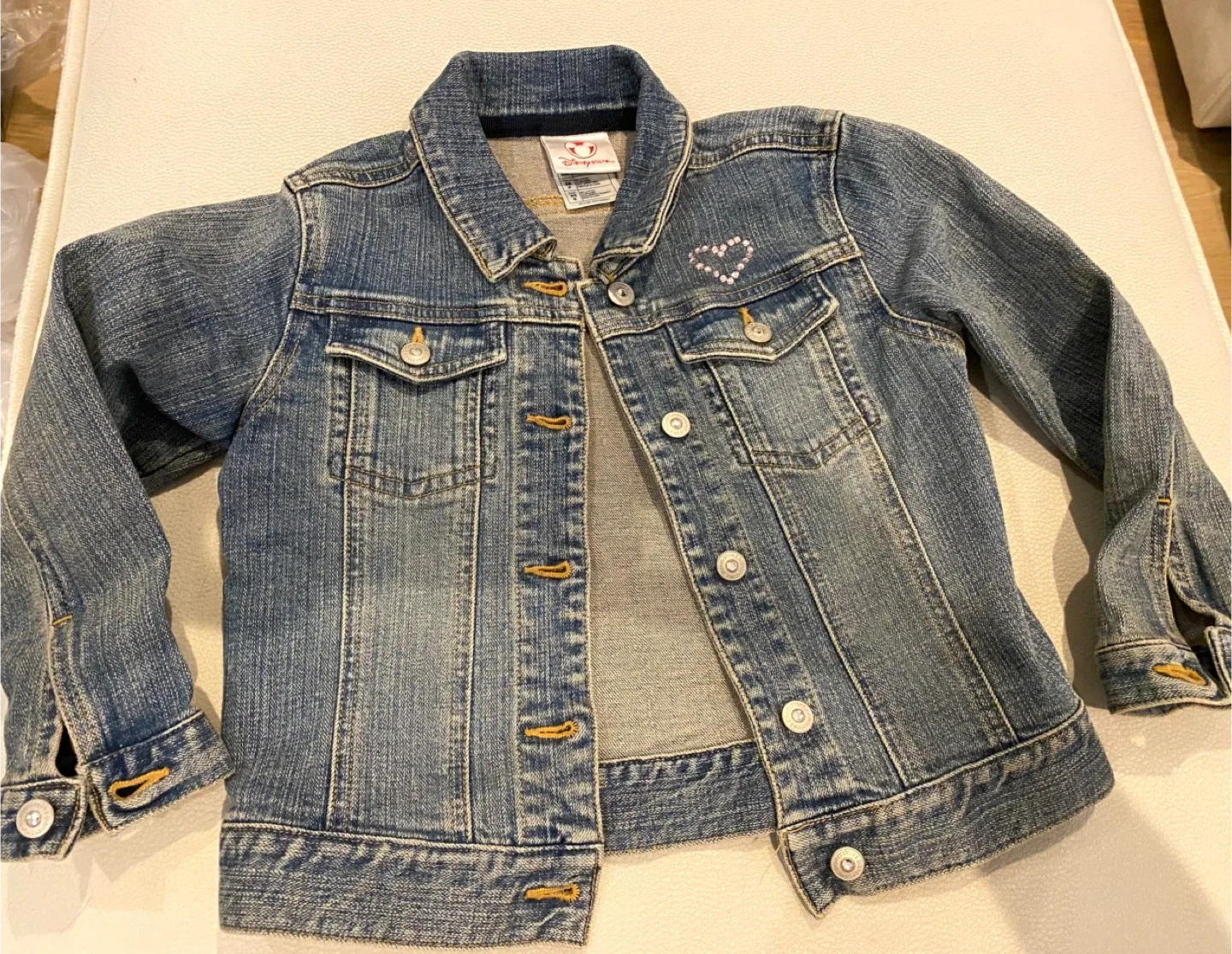 Disney Store Denim Jacket like new! Child Size 5/6 image indicator(2)