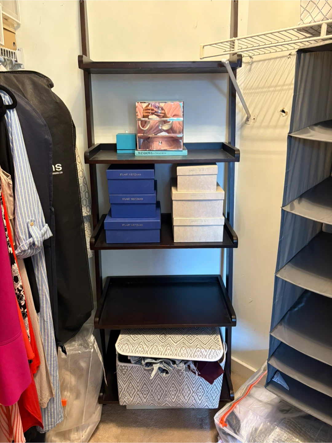 Free Dark Brown Bookshelf - 4 Tier