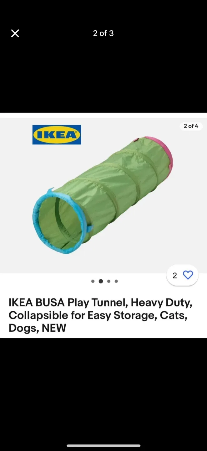 IKEA BUSA Play Tunnel, Collapsible image indicator(3)