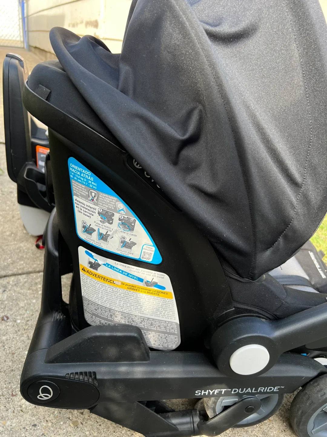 Evenflo Shyft DualRide Infant Car Seat & Stroller image indicator(4)