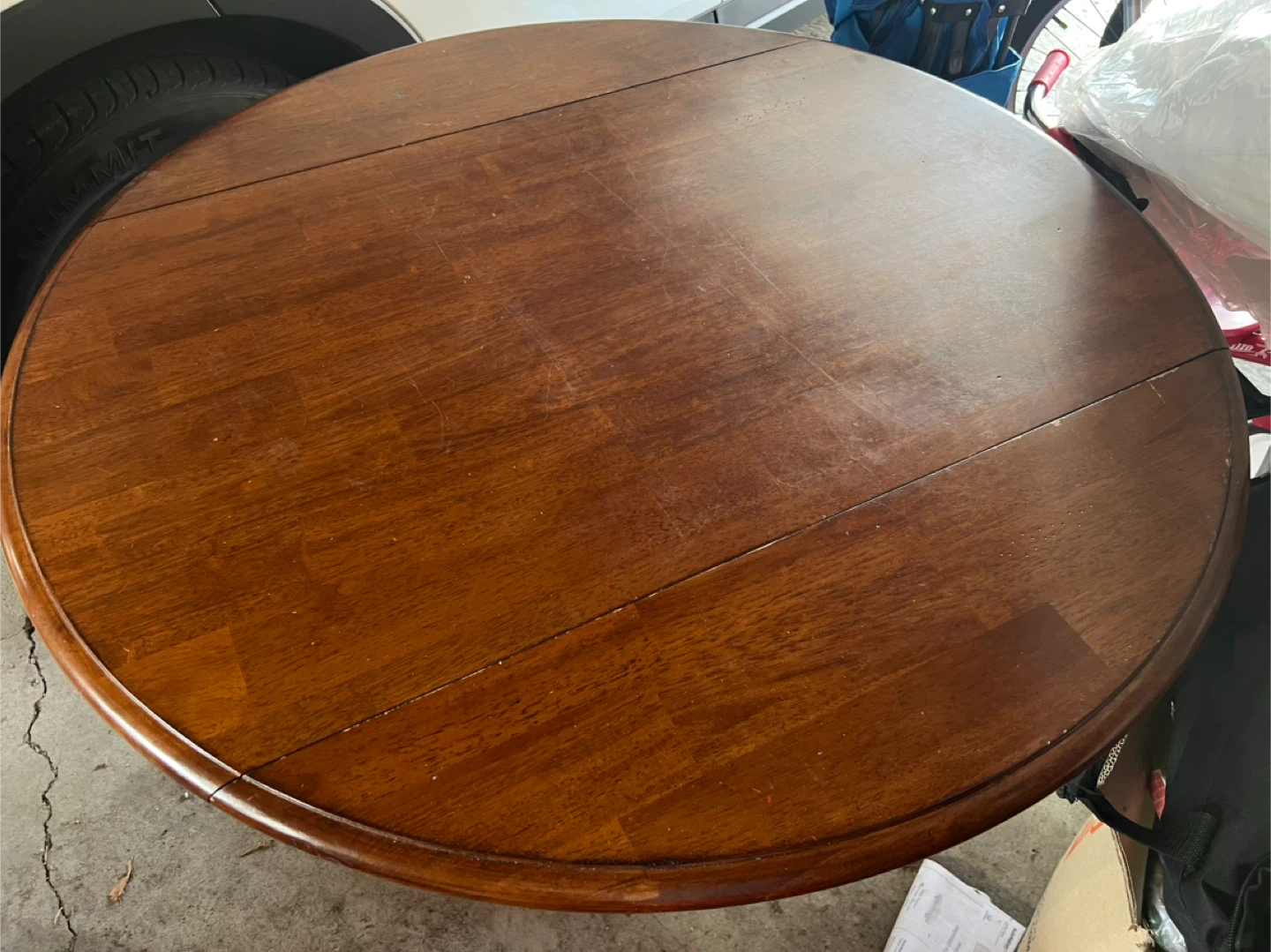 Round Wooden Dining Table - photo 2