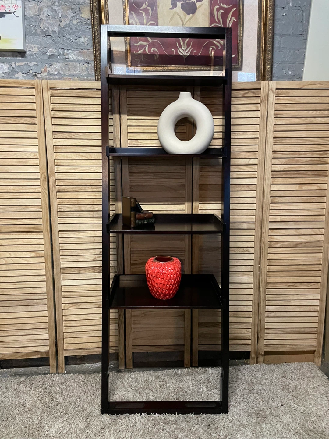 Crate & Barrel Leaning  Shelf - photo 5