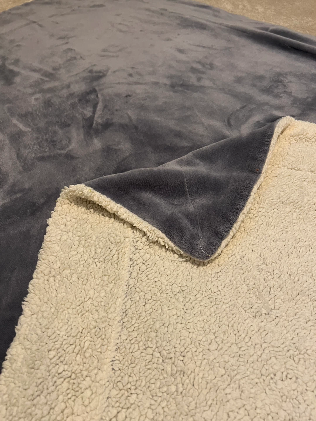Grey & Beige Blanket