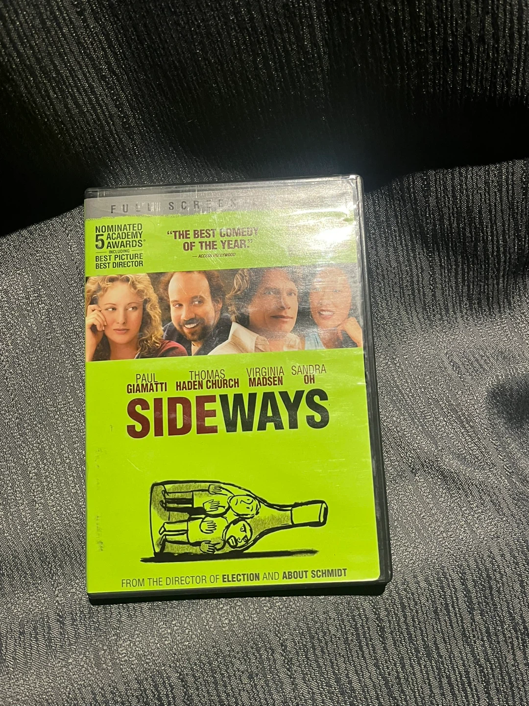 Sideways DVD - Comedy Road Trip Movie