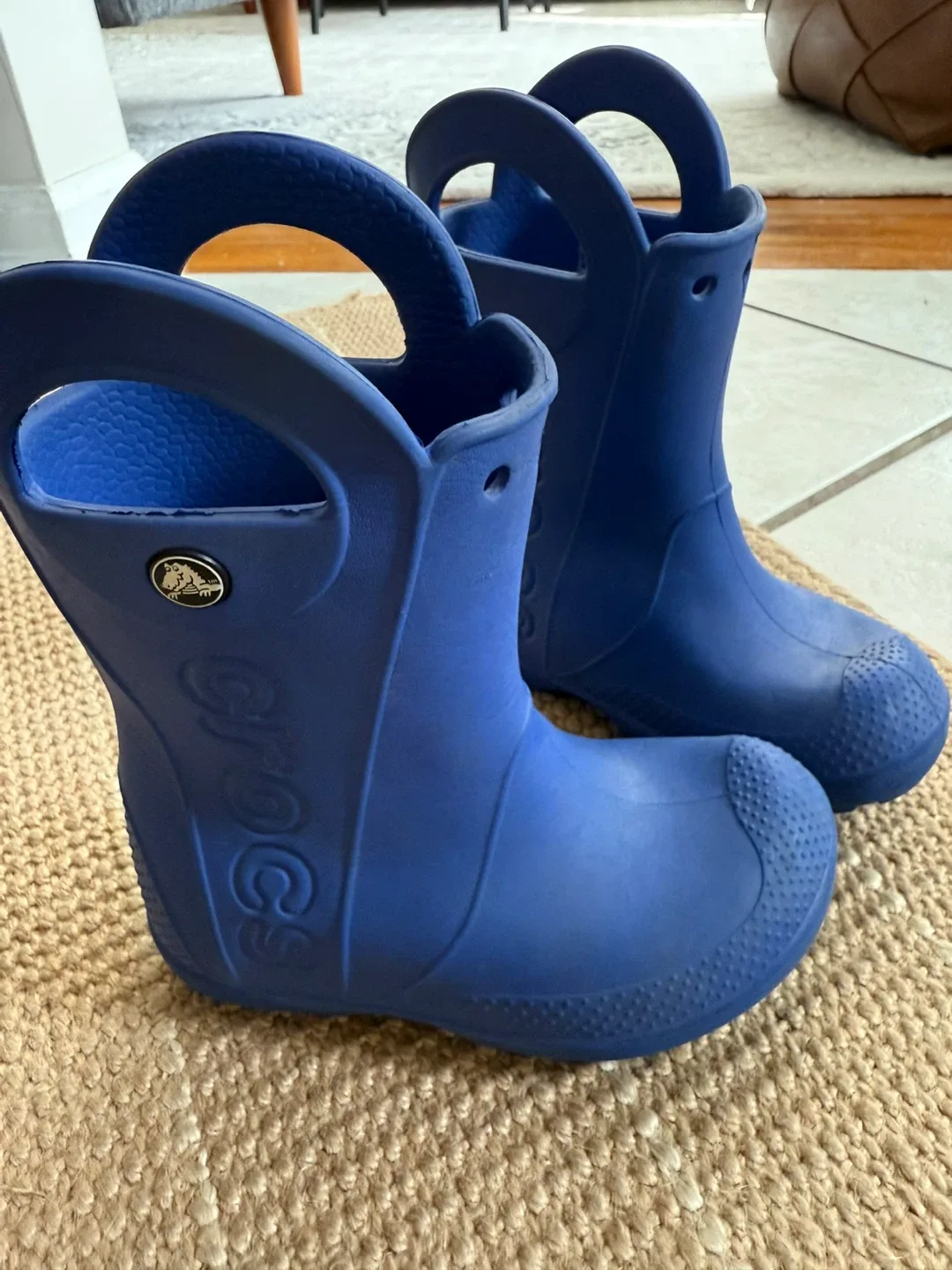 Crocs Handle It Rain Boots - Blue, Size-11 thumbnail