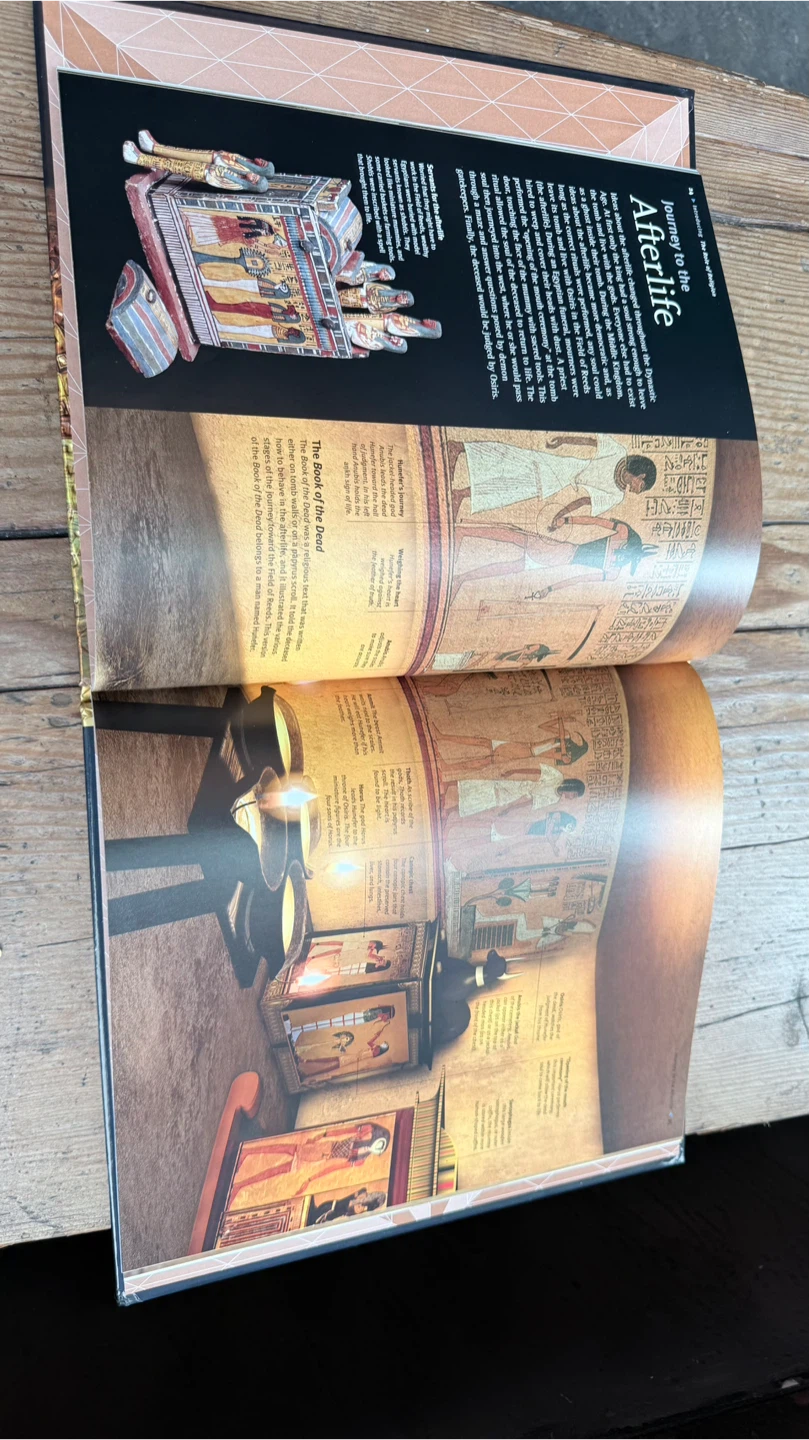 Ancient Egypt Revealed Book & 3 metallic magnets set - photo 4